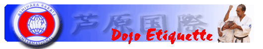 Dojo Etiquette